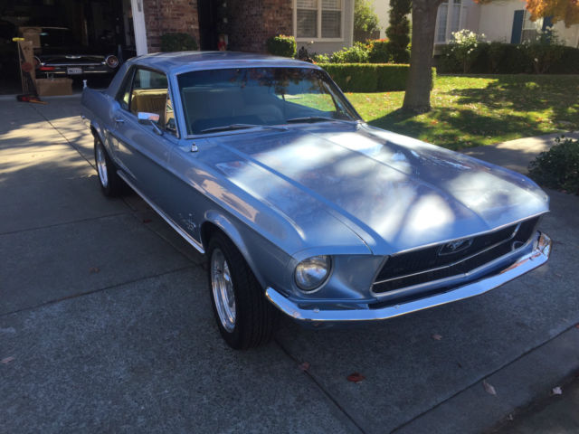 1968 Blue Ford Mustang Coupe