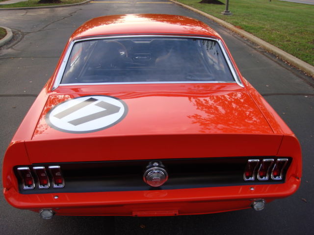 1968 Red Ford Mustang