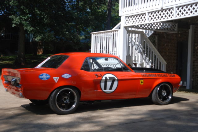 1968 Red Ford Mustang