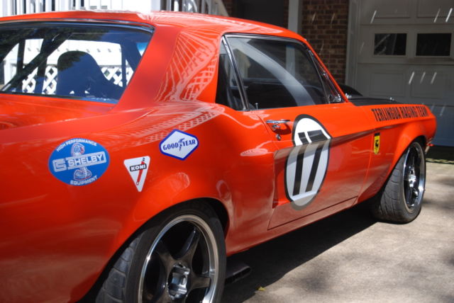 1968 Red Ford Mustang
