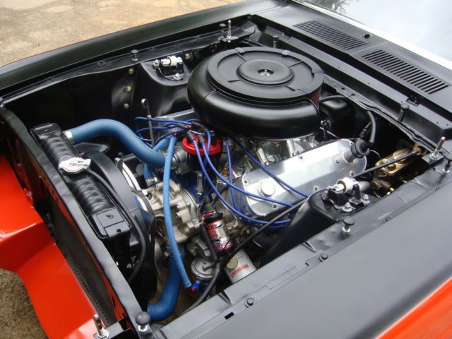 1968 Red Ford Mustang