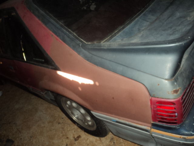 1989 RED Ford Mustang HATCHBACK