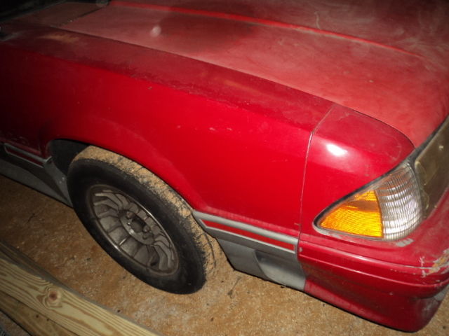 1989 RED Ford Mustang HATCHBACK