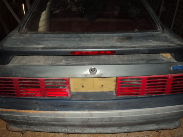 1989 RED Ford Mustang HATCHBACK