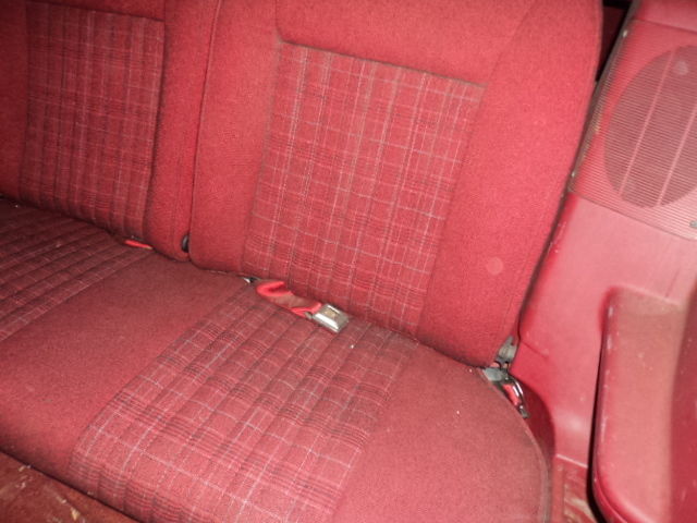 1989 RED Ford Mustang HATCHBACK