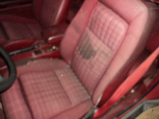 1989 RED Ford Mustang HATCHBACK