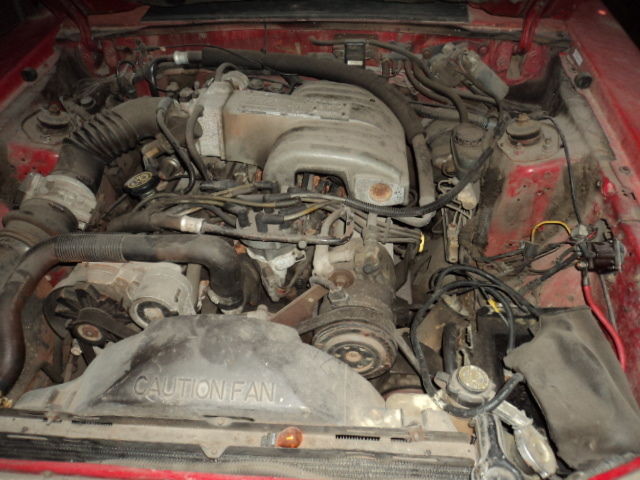 1989 RED Ford Mustang HATCHBACK