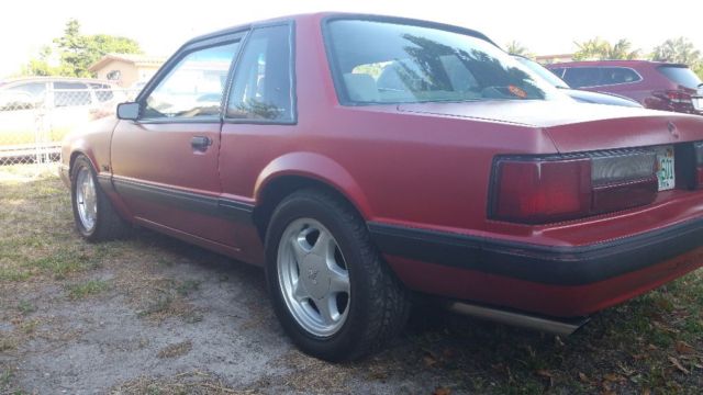 1993 Red Ford Mustang Coupe