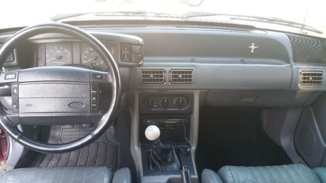 1993 Red Ford Mustang Coupe