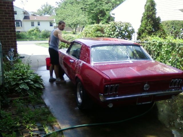 1989 Cabernet Red Ford Mustang Convertible