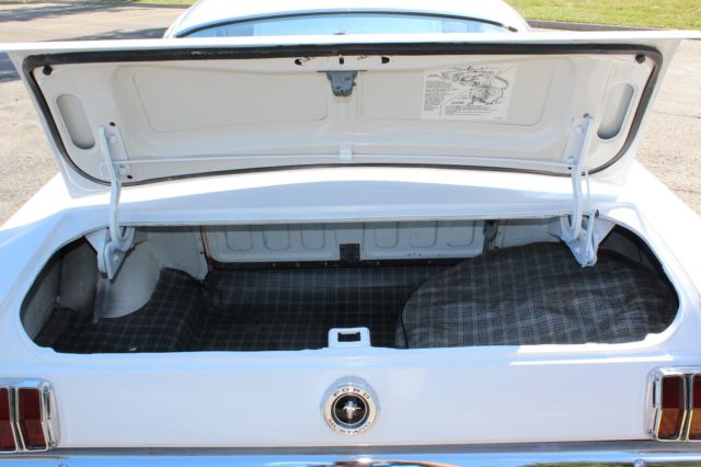 1965 White Ford Mustang Fastback