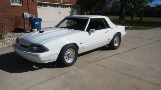1991 WHITE Ford Mustang Convertible