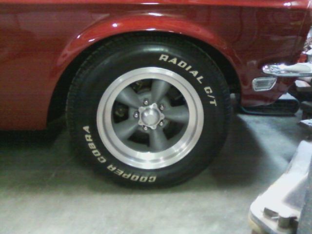 1989 Cabernet Red Ford Mustang Convertible