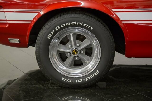 1969 Red Ford Mustang Convertible