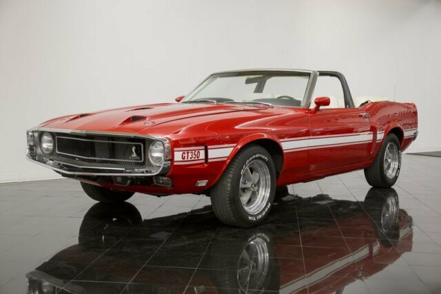 1969 Red Ford Mustang Convertible