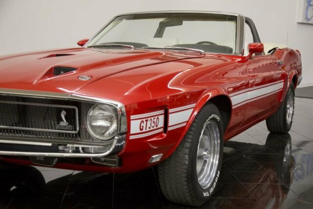 1969 Red Ford Mustang Convertible