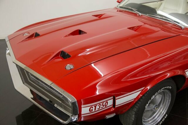 1969 Red Ford Mustang Convertible