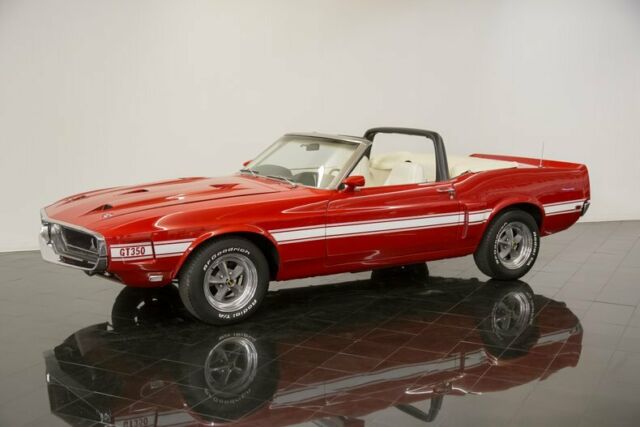 1969 Red Ford Mustang Convertible