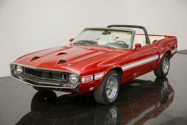 1969 Red Ford Mustang Convertible