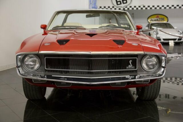 1969 Red Ford Mustang Convertible