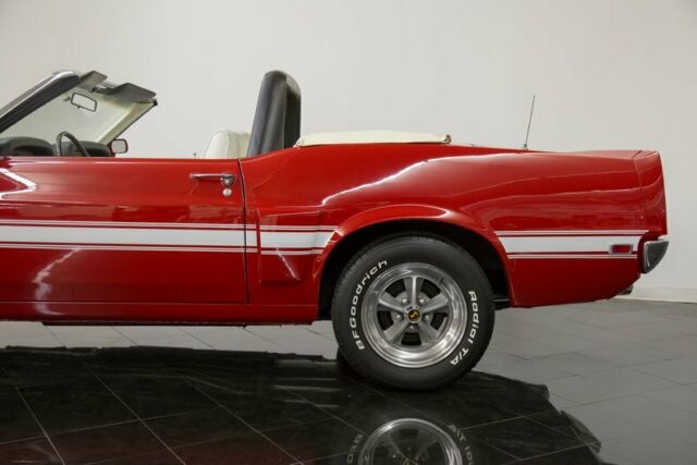 1969 Red Ford Mustang Convertible