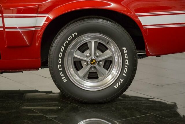 1969 Red Ford Mustang Convertible