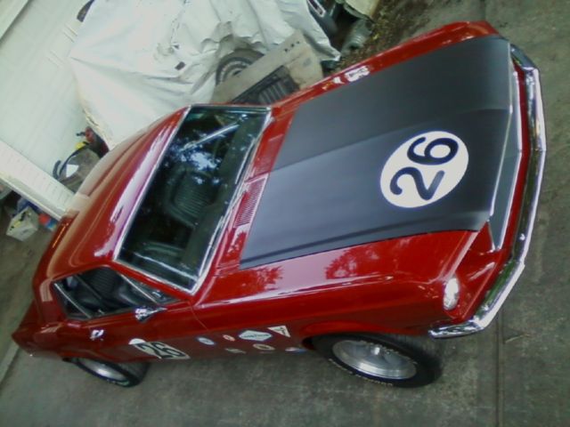 1989 Cabernet Red Ford Mustang Convertible