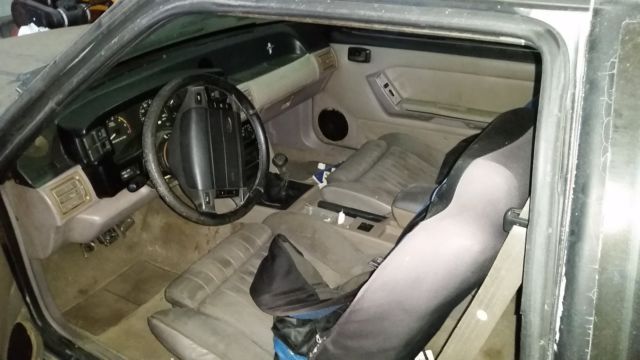 1992 Blue Ford Mustang Fastback