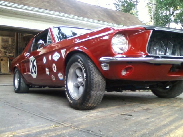 1989 Cabernet Red Ford Mustang Convertible