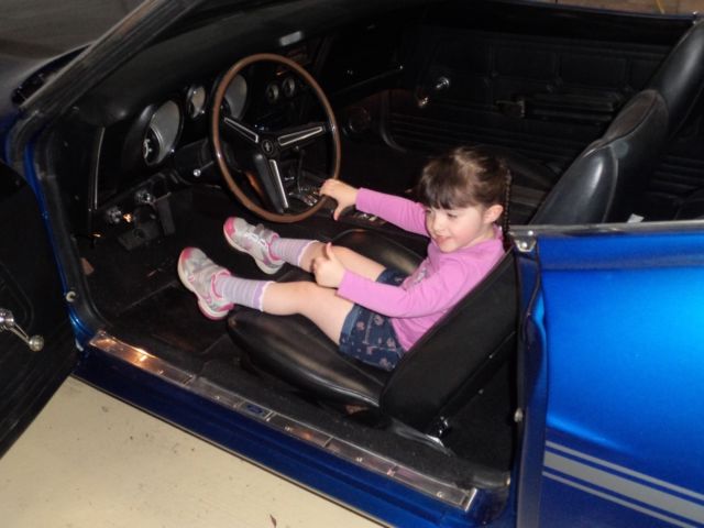 1973 Blue Ford Mustang Convertible