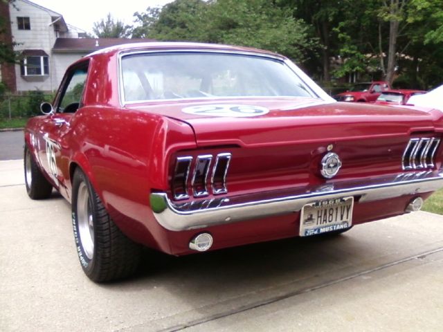 1989 Cabernet Red Ford Mustang Convertible