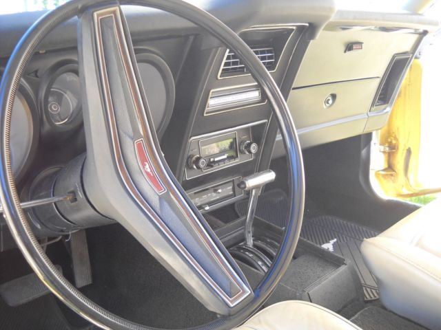 1973 Yellow Ford Mustang Coupe