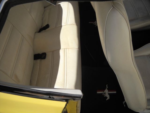 1973 Yellow Ford Mustang Coupe