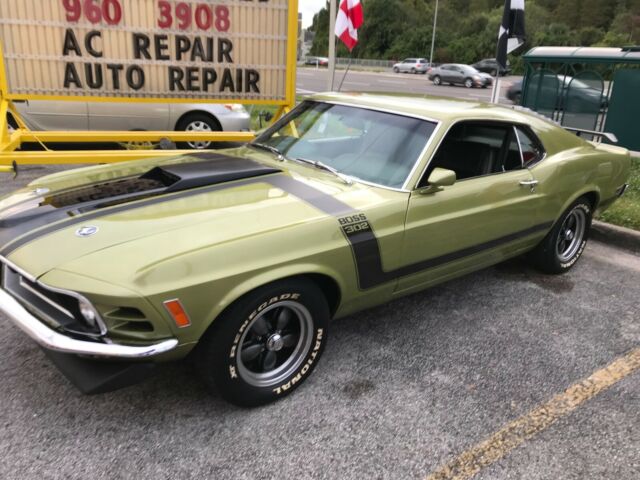 1970 Green Ford Mustang