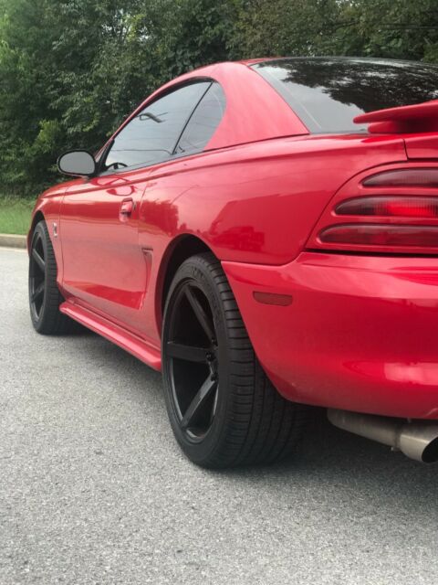 1994 Red Ford Mustang Coupe