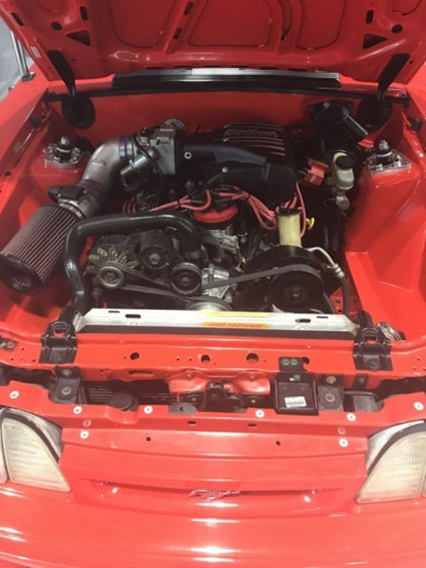 1994 Red Ford Mustang Coupe