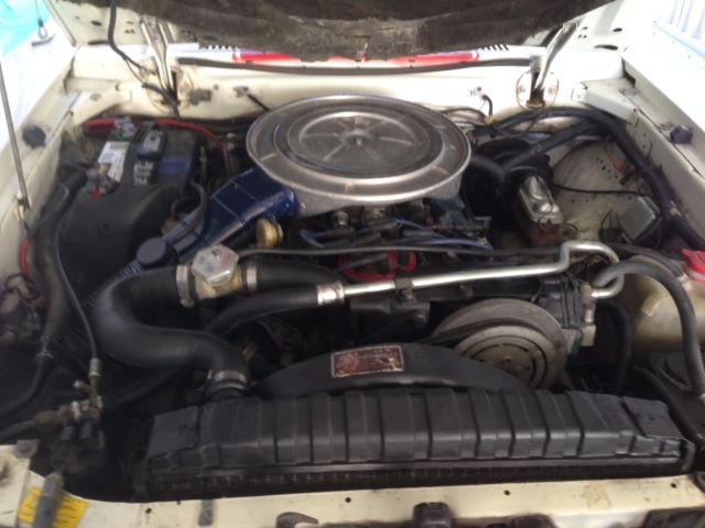 1977 White Ford Mustang Hatchback