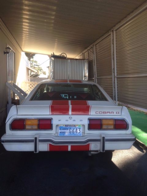 1977 White Ford Mustang Hatchback