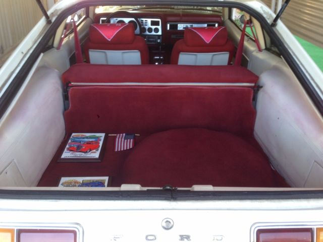 1977 White Ford Mustang Hatchback