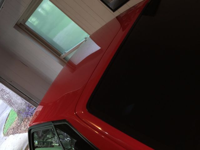 1993 Red Ford Mustang Hatchback