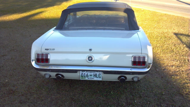 1965 WIMBLEDON WHITE Ford Mustang Convertible