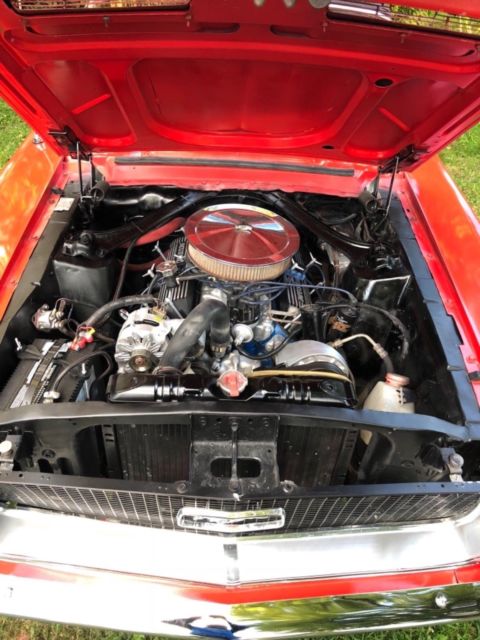 1968 Red Ford Mustang Convertible