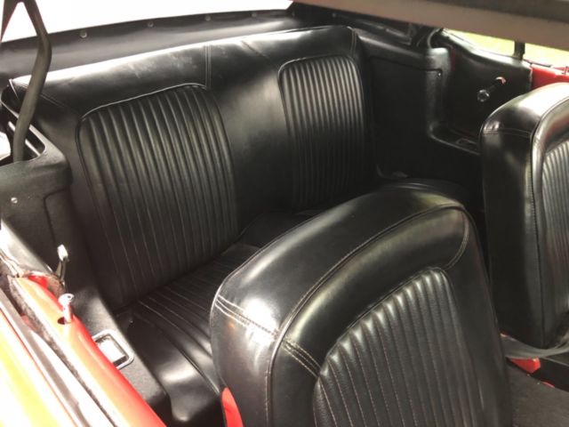 1968 Red Ford Mustang Convertible