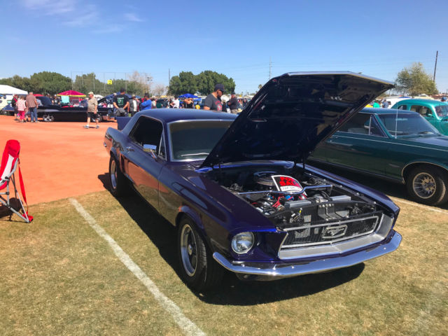 1968 Blue Ford Mustang Coupe