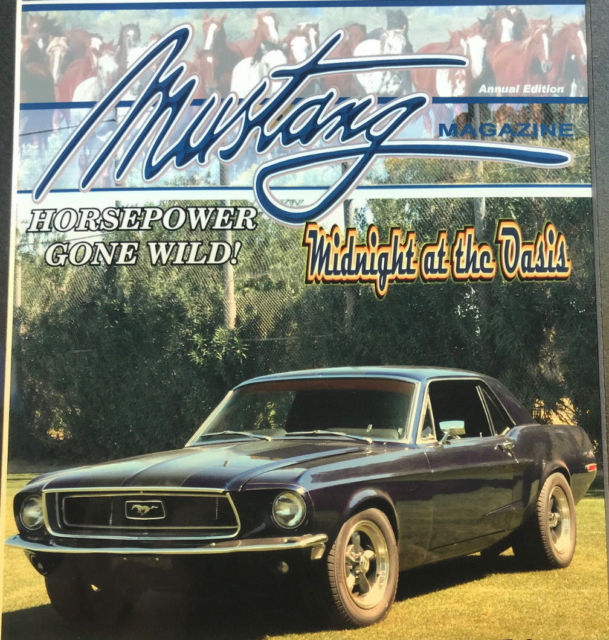 1968 Blue Ford Mustang Coupe