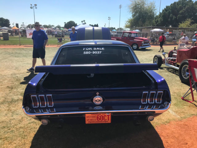 1968 Blue Ford Mustang Coupe