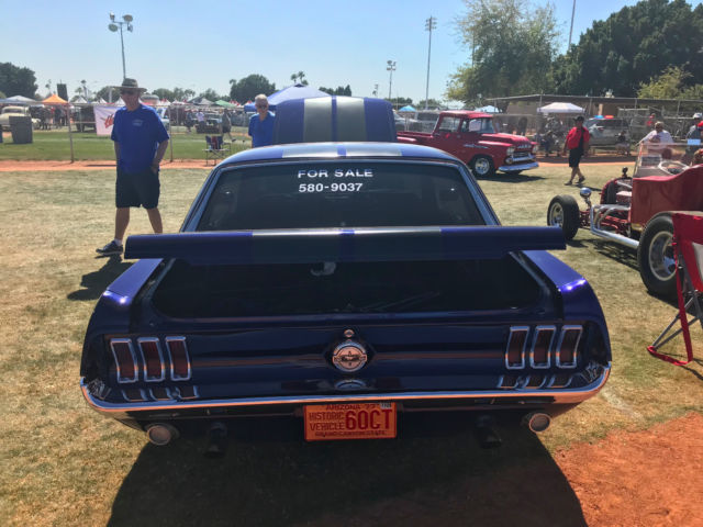 1968 Blue Ford Mustang Coupe