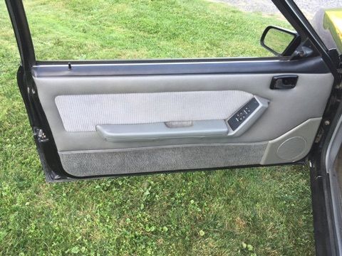 1988 Black Ford Mustang Coupe