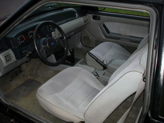 1988 Black Ford Mustang Coupe