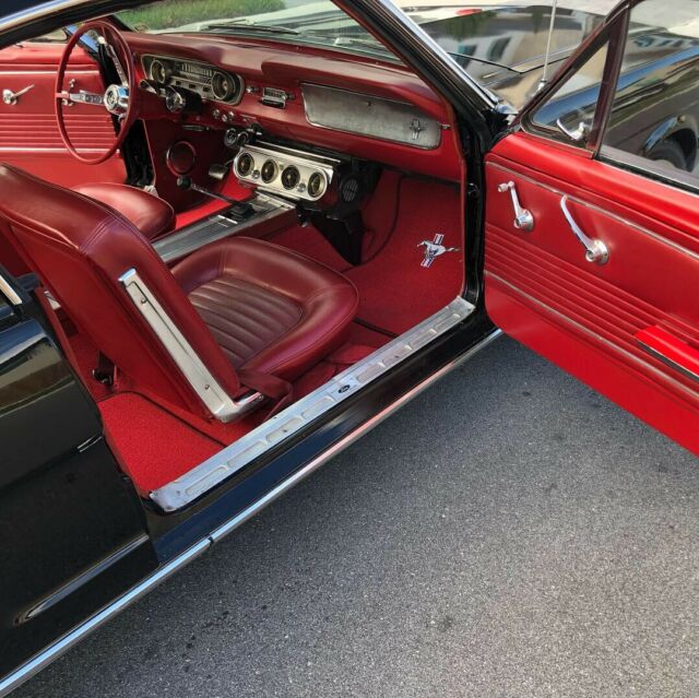 1965 Black Ford Mustang Fastback